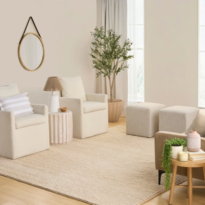 DKNY Pure Knots Beige KNT01 10 ft. X 14 ft. Rect. Rug