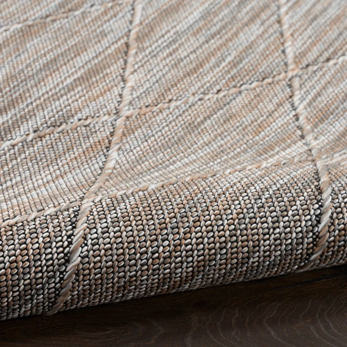 Nourison Washable Solutions Grey/Mocha WSL01 8 ft. X 10 ft. Rect. Rug