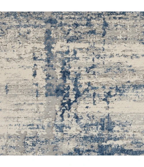 Nourison Rustic Textures Area Rug RUS10-Ivory/Blue