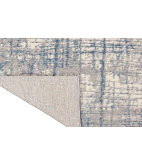 Calvin Klein CK950 Rush Ivory Blue CK950 10 ft. X 14 ft. Rectangle Rug