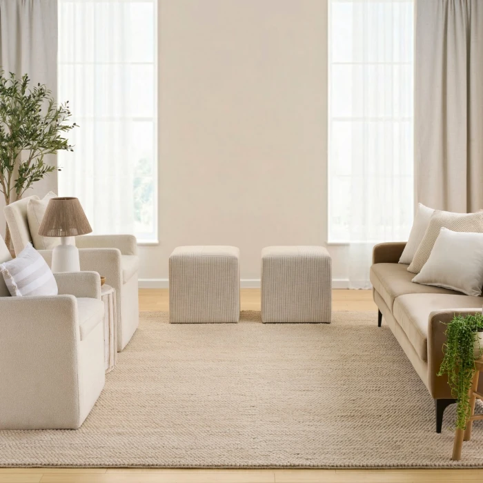 DKNY Pure Knots Beige KNT01 10 ft. X 14 ft. Rect. Rug