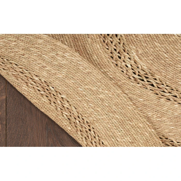Nourison Natural Seagrass Natural NSG01 4 ft. Round Rug