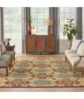 Nourison Aloha Area Rug ALH30 Red/Multi