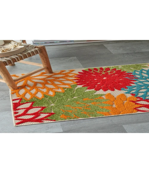 Nourison Aloha Green ALH05 2 ft. 8 in. X 4 ft. Rectangle Rug