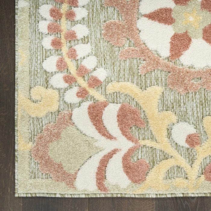 Nourison Aloha Sage Rose ALH17 9 ft. X 12 ft. Rect. Rug