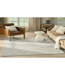 Nourison Home Wool Haven WOH01 Grey 5 ft. 3 in. X 7 ft. 3 in. Area Rug