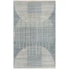 Nourison Home Astra Machine Washable ASW03 Blue 3 ft. 3 in. X 5 ft. Area Rug