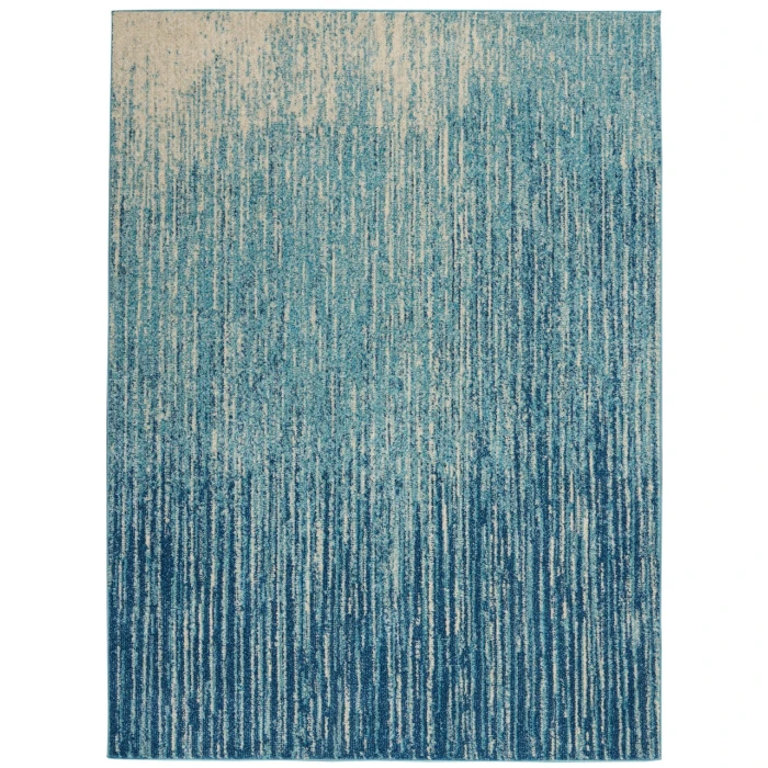 Nourison Passion Area Rug PSN09-Navy/Light Blue