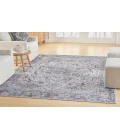 Nicole Curtis Machine Washable Series 1 Ivory Beige SR101 7 ft. 10 in. X 9 ft. 10 in. Rectangle Rug