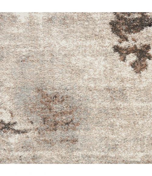 Kathy Ireland American Manor Area Rug AMR04 Iv/Mocha 2'2" x 7'6"