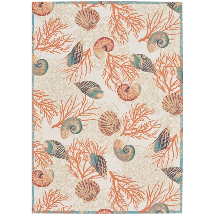 Waverly Sun N' Shade Area Rug SND92 Ivory/Multi