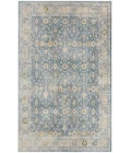 Nourison Astra Machine Washable Teal Beige ASW16 5 ft. 3 in. X 7 ft. Rectangle Rug