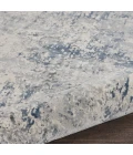 Nourison Rustic Textures Area Rug RUS07 Ivory Grey Blue 7'10" Round