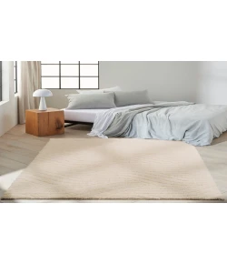 Calvin Klein Surfaces SFC01 Beige 5 ft. 3 in. X 7 ft. 3 in. Area Rug