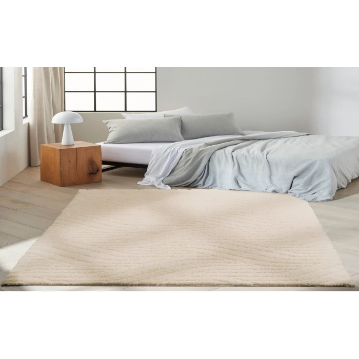 Calvin Klein Surfaces Beige SFC01 5 ft. 3 in. X 7 ft. 3 in. Rectangle Rug