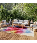 Nourison Color Splash Ivory Multicolor CSP08 9ft. x 12ft. Rect. Rug
