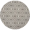Nourison Home Jubilant JUB19 Grey 5 ft. 3 in. Round Area Rug