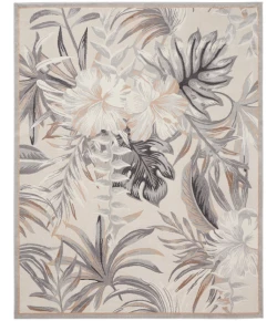 Nourison Home Seaside SDS02 Ivory Grey 7 ft. 10 in. X 9 ft. 10 in. Area Rug