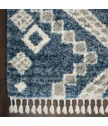 Nourison Oslo Shag Denim Blue OSL02 8 ft. X 11 ft. Rect. Rug
