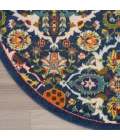 Nourison Allur Area Rug ALR03 Navy Multicolor