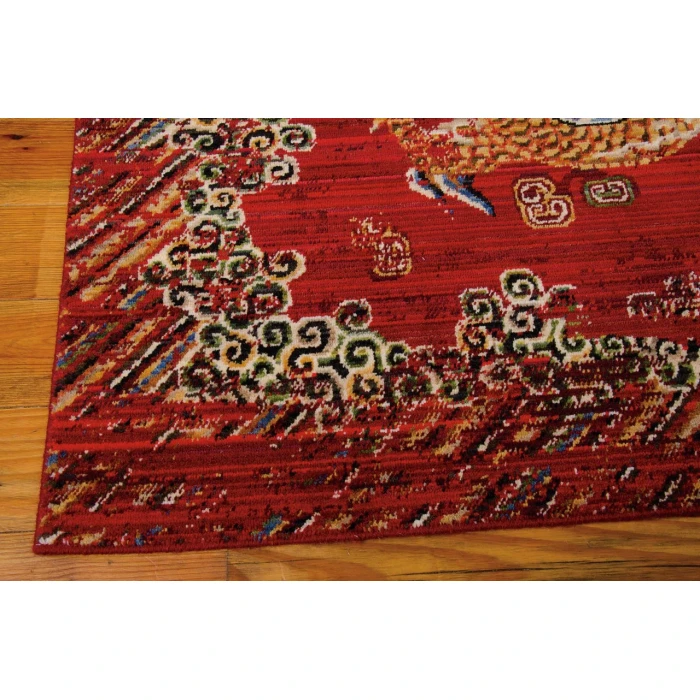 Barclay Butera Dynasty Red DYN04 9ft.9in. x 12ft.8in. Rect. Rug
