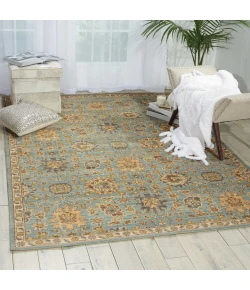 Nourison Home Timeless TML19 Light Blue 2 ft. 3 in. X 3 ft. Area Rug