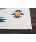 Nourison Home South Western White NAV07 9ft.3in. x 13ft. Rect. Rug