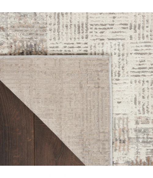 Nourison Elation Area Rug ETN05 Ivory Grey 7'10" x 9'10"