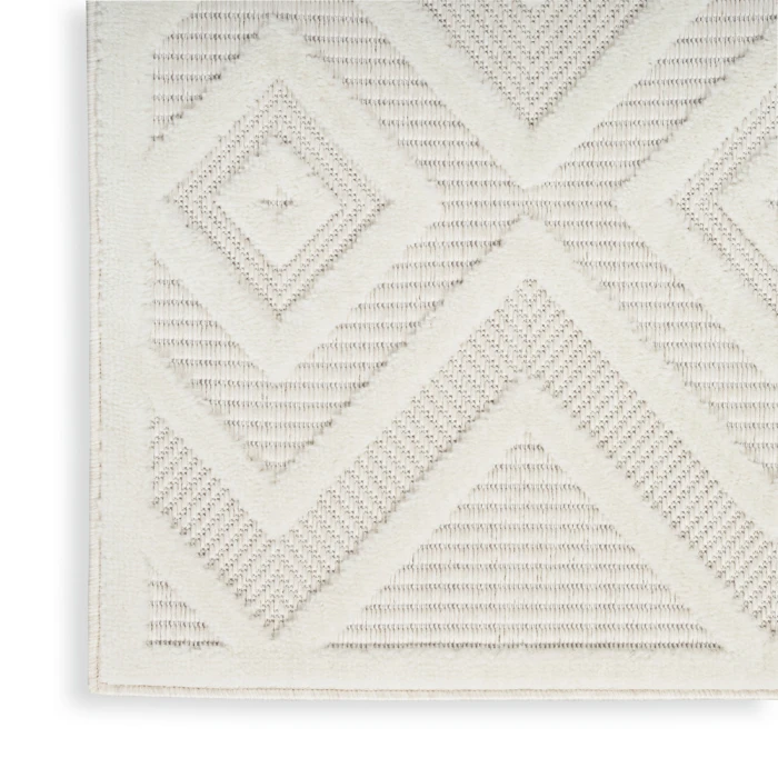 Nourison Versatile Area Rug NRV01 Ivory/White