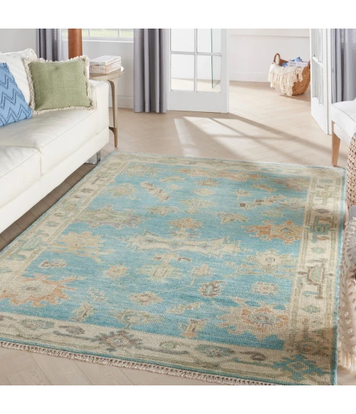 Nourison Odessa Blue Multicolor ODS03 6 ft. X 8 ft. Rect. Rug