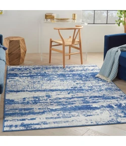 Nourison Home Whimsicle WHS06 Ivory Navy 6 ft. X 9 ft. Area Rug