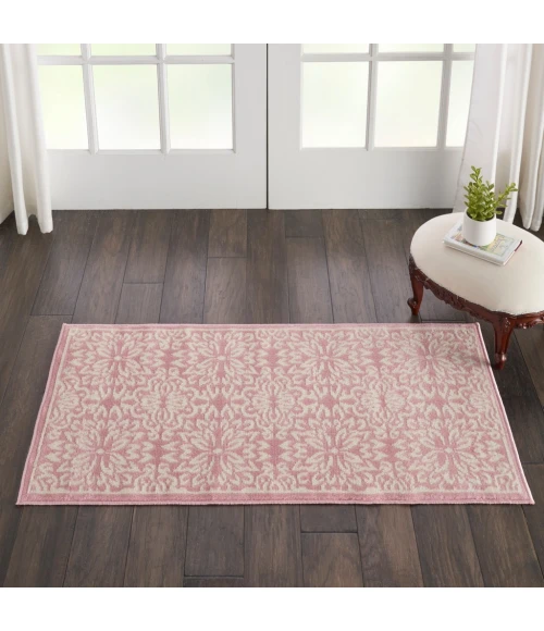 Nourison Jubilant Area Rug JUB06-Ivory/Pink