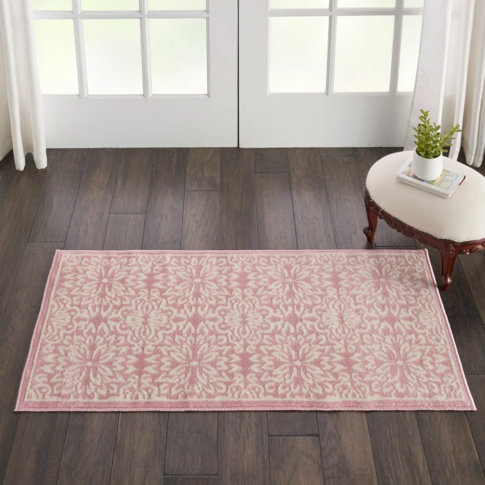Nourison Jubilant Area Rug JUB06-Ivory/Pink