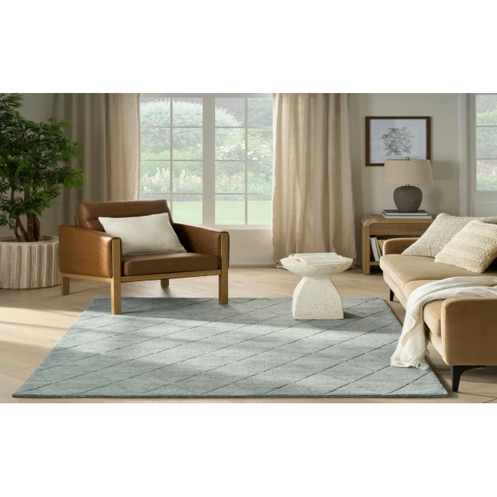 Nourison Wool Haven Blue WOH01 3 ft. 9 in. X 5 ft. 9 in. Rectangle Rug