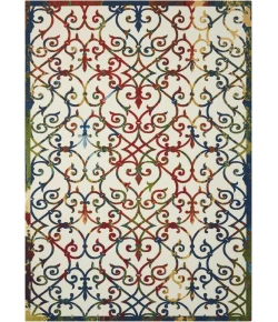 Nourison Home & Garden RS093 Multicolor 10 ft. X 13 ft. Area Rug
