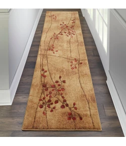 Nourison Home Somerset ST74 Latte 2 ft. 3 in. X 10 ft. Area Rug