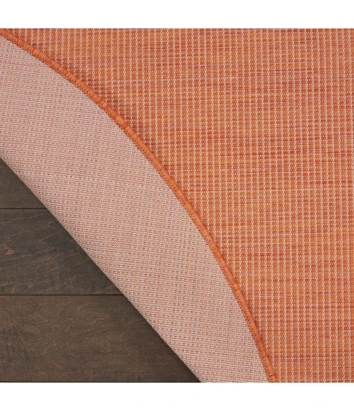 Nourison Positano Round Area Rug POS01-Terracotta