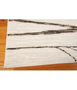 Michael Amini Glistening Nights White MA512 9ft.10in. x 13ft. Rect. Rug