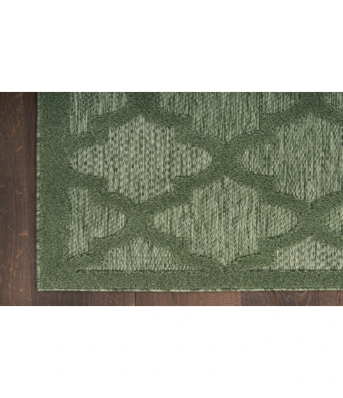 Nourison Easy Care Green NES01 6 ft. X 9 ft. Rectangle Rug