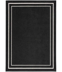 Nourison Home Nourison Essentials NRE02 Black Ivory 4 ft. X 6 ft. Area Rug