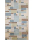 Nourison Astra Machine Washable Blue Green Multi ASW09 2 ft. 2 in. X 8 ft. Rectangle Rug