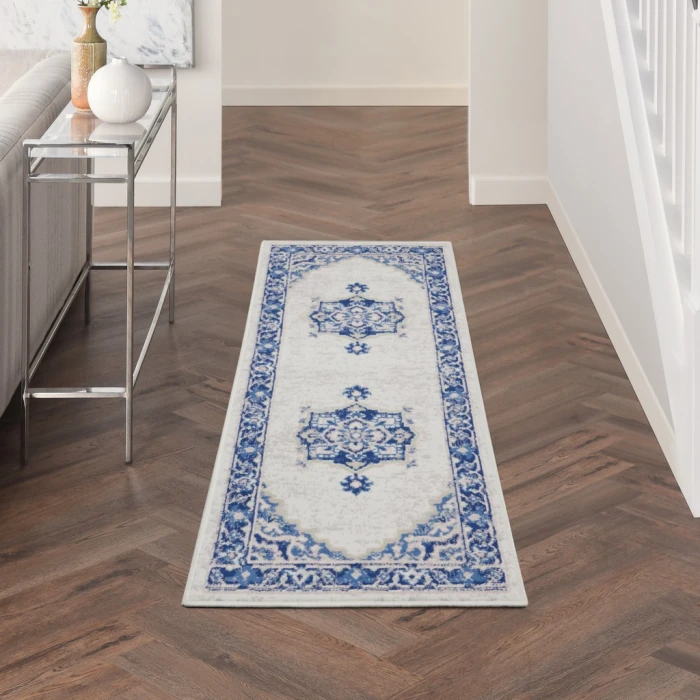 Nourison Whimsicle Area Rug WHS03-Ivory Blue