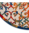 Nourison Aloha Round Area Rug ALH21-Multicolor