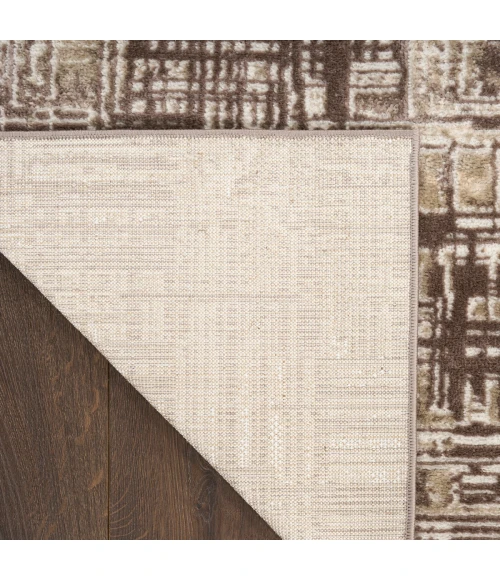 Nourison Dekor Brown DEK11 5 ft. 3 in. X 7 ft. Rect. Rug