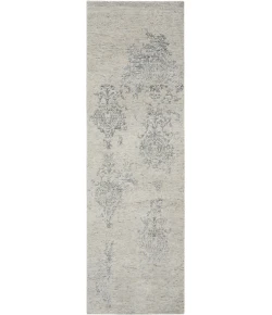 Nourison Home Silk Shadows SHA14 Ivory Silver 2 ft. 3 in. X 8 ft. Area Rug