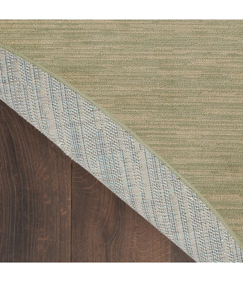 Nourison Home Nourison Essentials Green Gold NRE01 6 ft. Round Rug