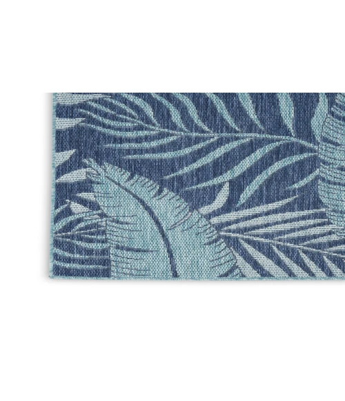 Nourison Garden Oasis Navy GOA02 4 ft. X 6 ft. Rectangle Rug