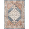 Nourison Home Astra Machine Washable ASW11 Denim Multicolor 9 ft. X 12 ft. Area Rug