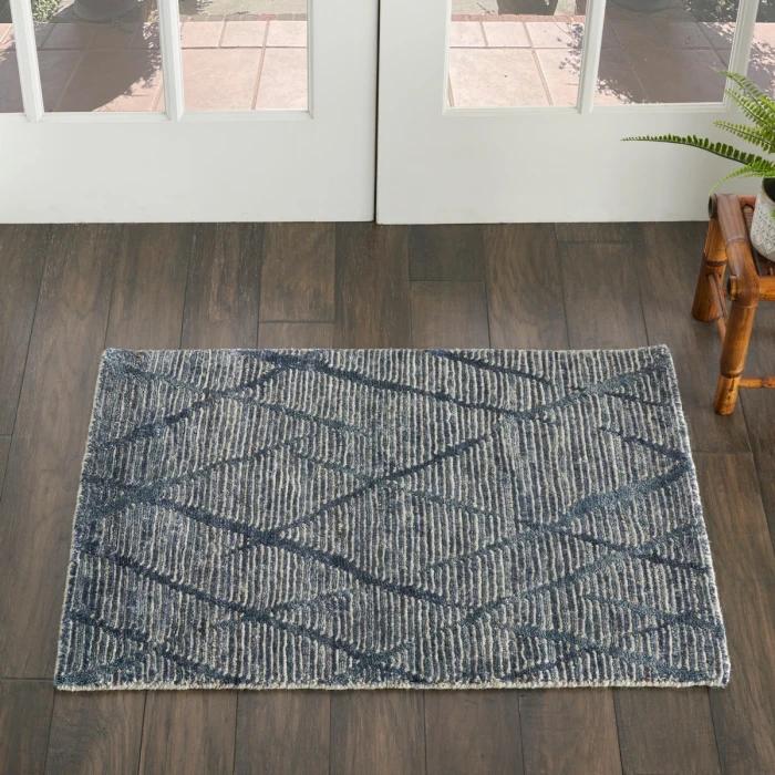 Nourison Ocean Indigo OCP02 2 ft. X 3 ft. Rect. Rug