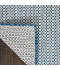 Nourison Courtyard Area Rug COU01 Ivory Blue
